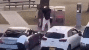 Hero tackles terrorist