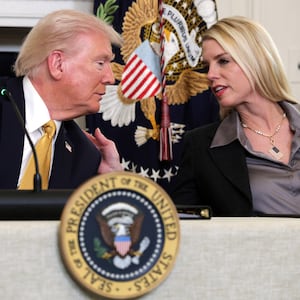 Bondi has "completely debased herself" for Trump, Rothkopf said, and thus would be a prime 2028 candidate to prevent prosecutions for his midterm-related actions.