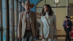 Billy Bob Thornton and Demi Moore in 'Landman' on Paramount+.