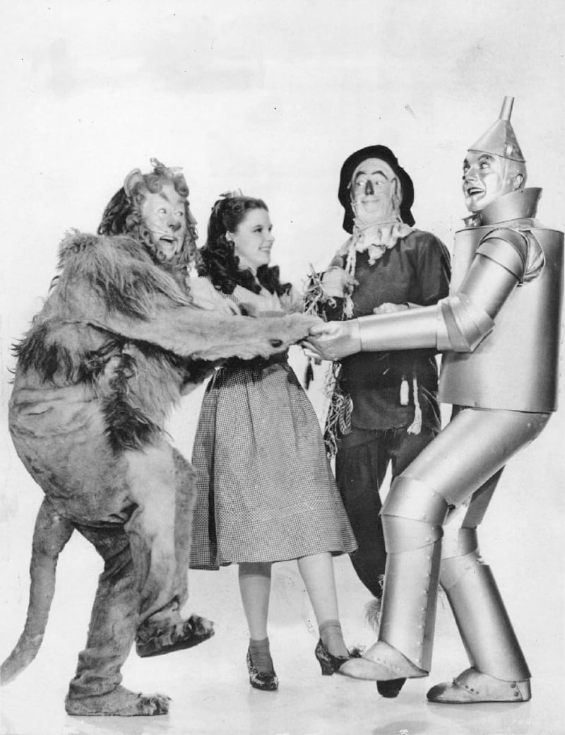 The Lio, Dorothy, Scarecrow and Tin Man from the Wizard of Oz