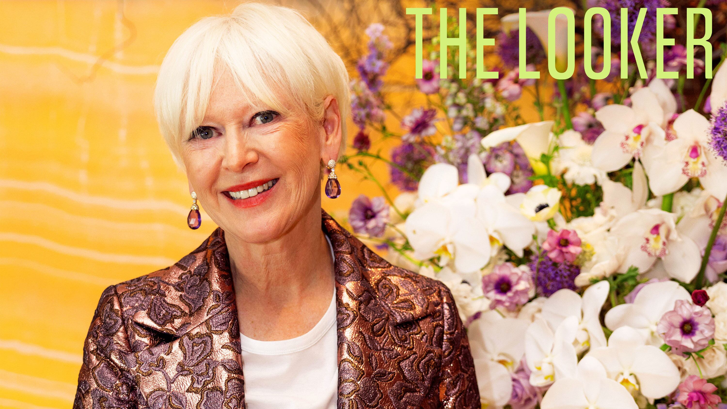 Joanna Coles with The Looker logo