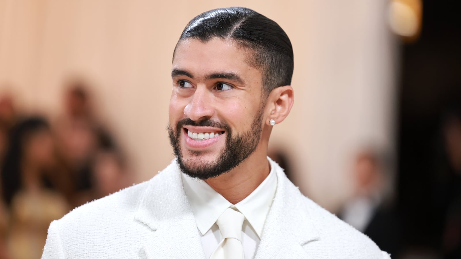 NEW YORK, NEW YORK - MAY 01: Bad Bunny attends The 2023 Met Gala Celebrating "Karl Lagerfeld: A Line Of Beauty" at The Metropolitan Museum of Art on May 01, 2023 in New York City. (Photo by Theo Wargo/Getty Images for Karl Lagerfeld)