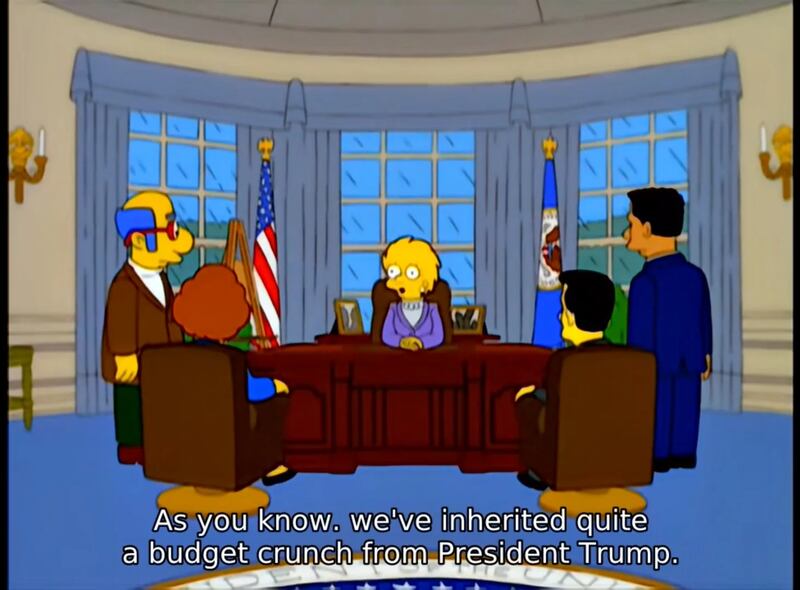 "Simpsons" episode predicting Trump's presidency