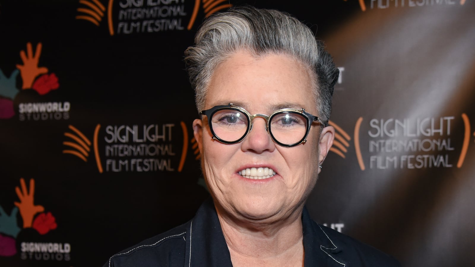 Rosie O'Donnell attends Inaugural SignLight International Film Festival at SilverScreen Theater on April 16, 2024 in West Hollywood, California.