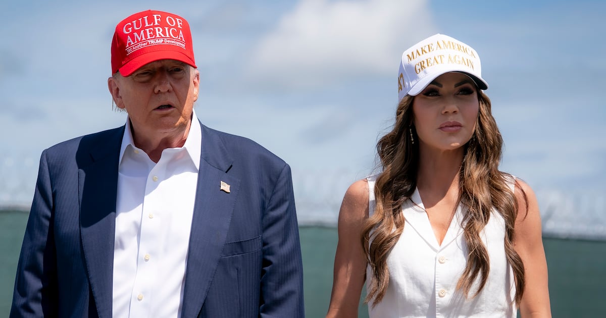 Trump, 79, Walks Away When Pushed on ICE Barbie’s Job Security