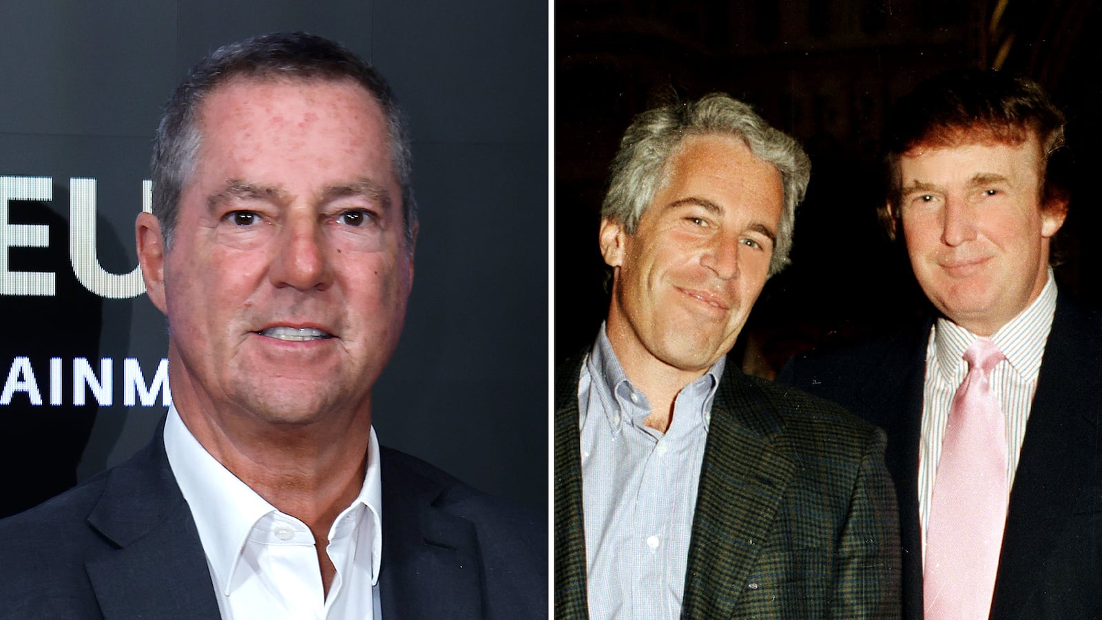Brad Karp and Donald Trump pictured with Jeffrey Epstein