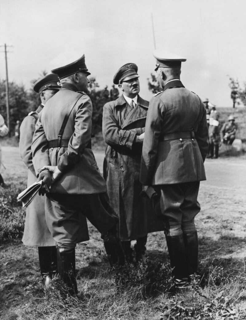 Adolf Hitler, Von Fritsch, Von Blomberg and Liebmann In Germany during the 1940s