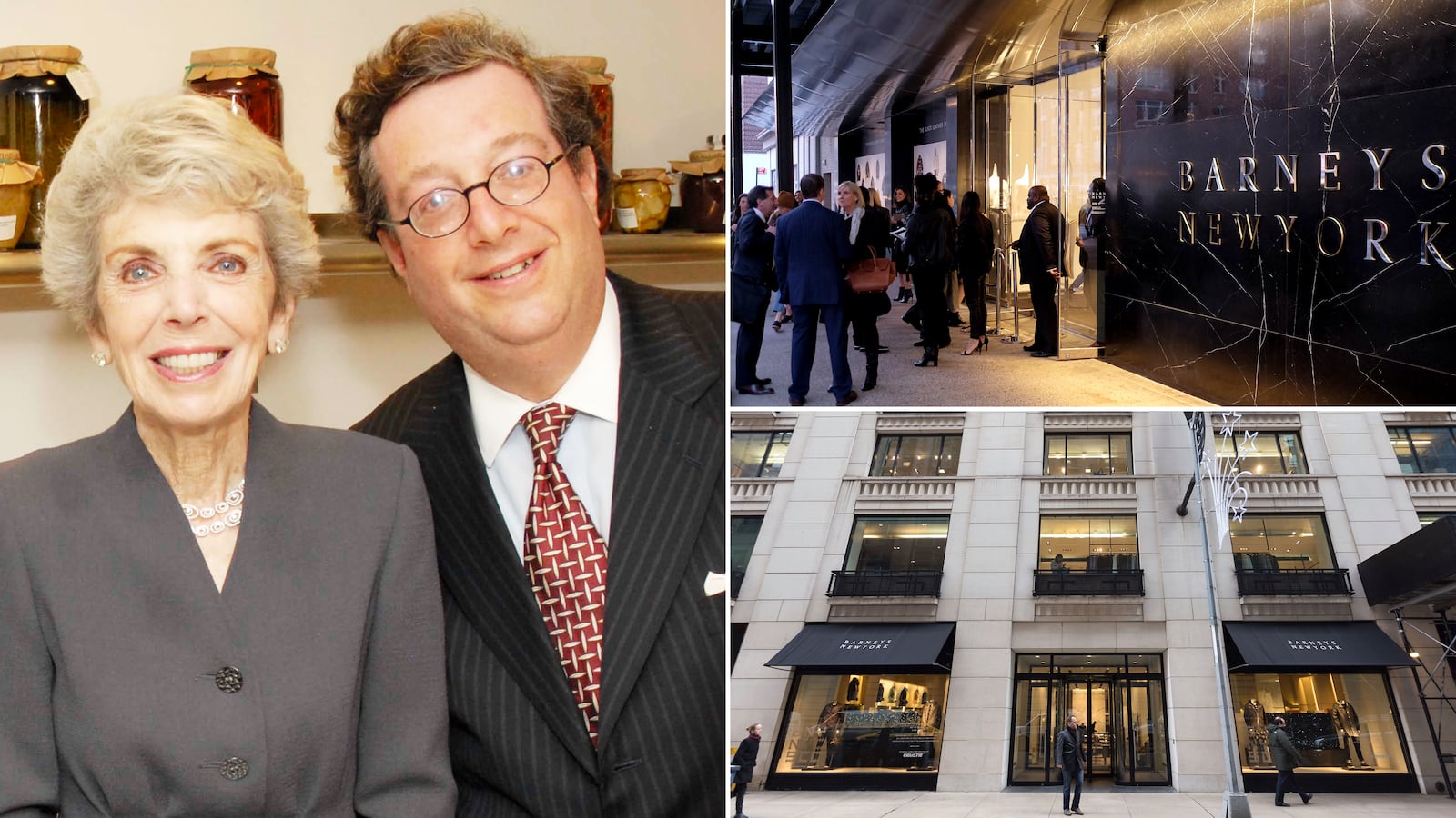 Barney's heir Bob Pressman with his mother, Phyllis Pressman Gurwin, whom he accused of committing tax fraud for allegedly lying about living in Florida, according to a scathing new lawsuit.