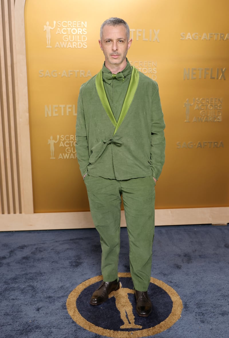 Jeremy Strong attends the 31st Annual Screen Actors Guild Awards at Shrine Auditorium and Expo Hall on February 23, 2025 in Los Angeles, California.
