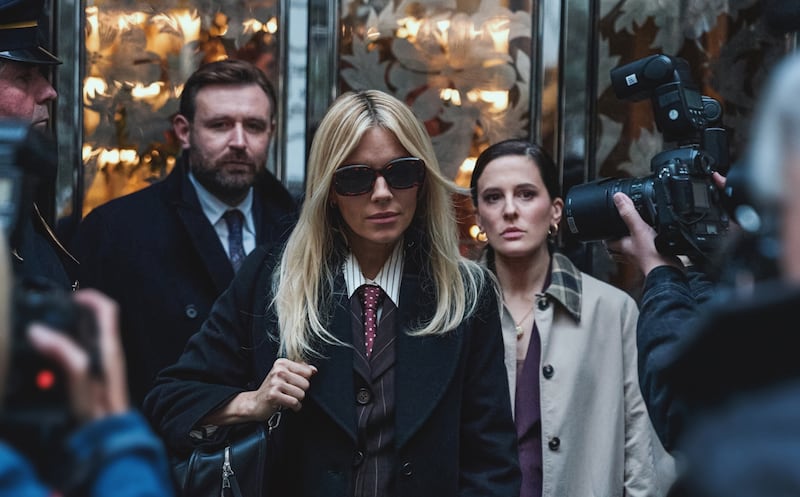 James McArdle, Sienna Miller, and Phoebe Fox in War