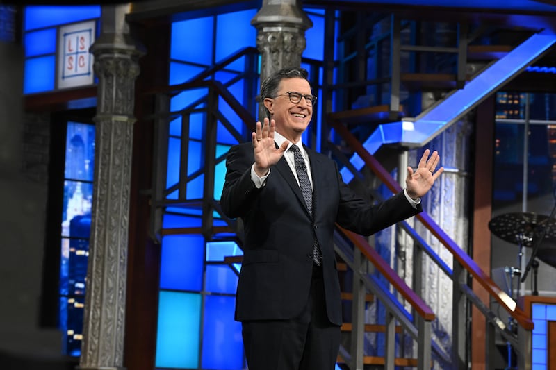 The Late Show with Stephen Colbert on Monday, March 30, 2026.