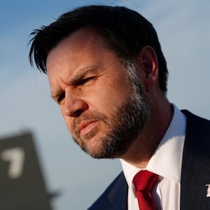 U.S. Vice President JD Vance before boarding Air Force Two, after the U.S. and Iran held high-level talks at the Lake Lucerne Summit, at Emmen Military Air Base, Emmen, Switzerland, June 22, 2026. REUTERS/Nathan Howard/Pool