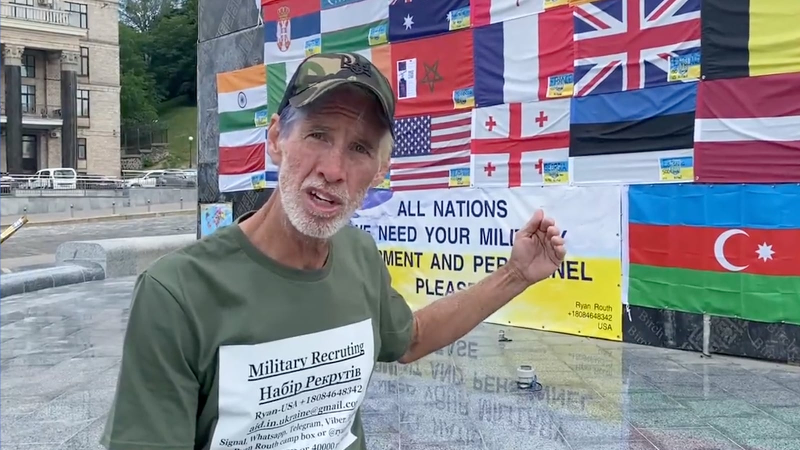 Ryan Routh, the alleged gunman who was stopped by the Secret Service during an attempted assassination of Donald Trump, met journalist Guillaume Ptak in Kyiv, Ukraine, in 2022.