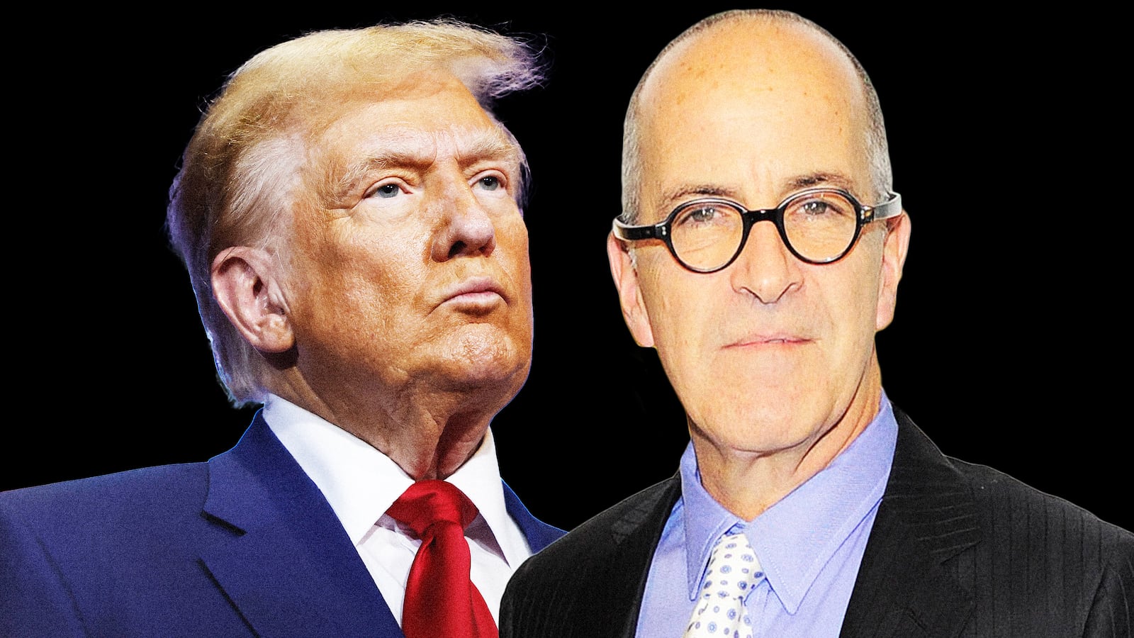 President Donald Trump and Mark Epstein.