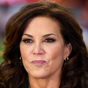 Feb 13, 2022; Inglewood, CA, USA; NBC Sports sideline reporter Michele Tafoya during the Cincinnati Bengals game against the Los Angeles Rams in Super Bowl LVI at SoFi Stadium. Mandatory Credit: Mark J. Rebilas-USA TODAY Sports