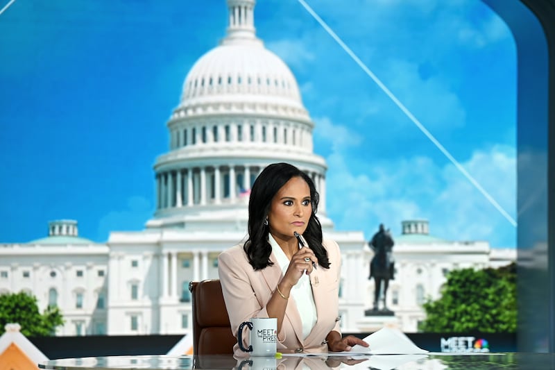 Kristen Welker, Moderator, appears on "Meet the Press" in Washington D.C., Sunday, August 16, 2026.