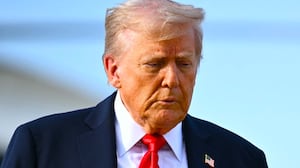 US President Donald Trump walks to board Air Force One at Joint Base Andrews, Maryland, on September 11, 2025.