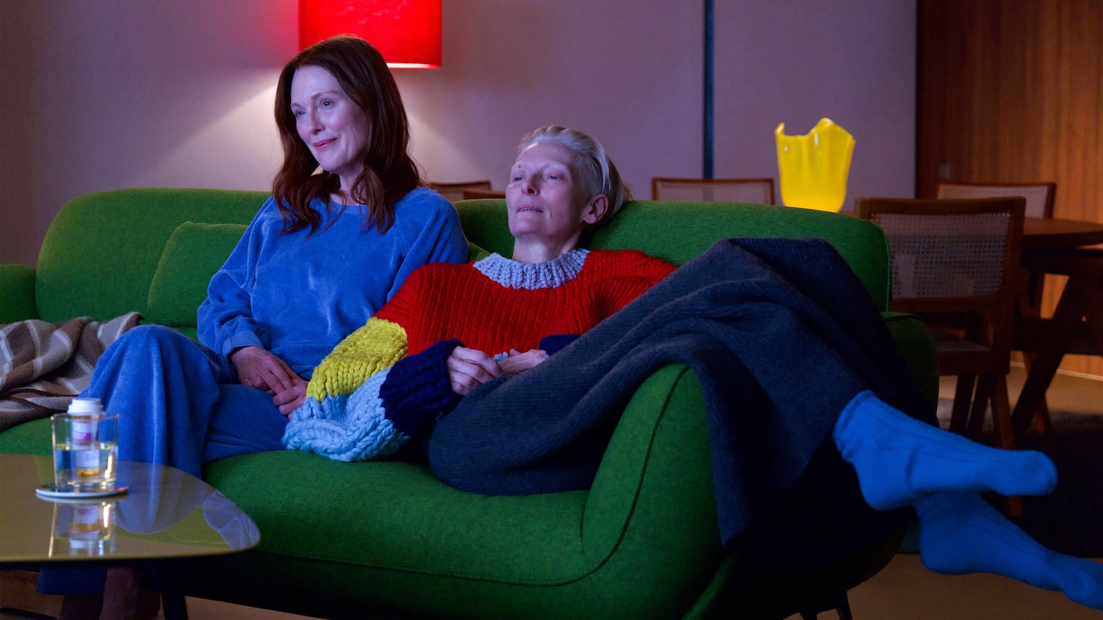 Julianne Moore and Tilda Swinton.
