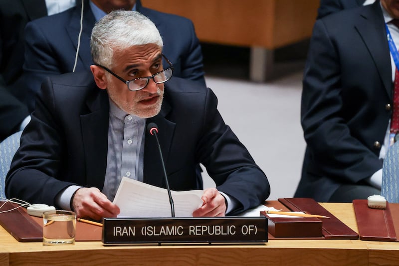 Iran's Ambassador to the United Nations, Amir-Saeid Iravani demanded Waltz be polite.