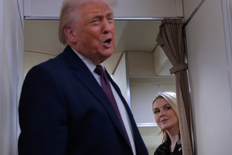 Leavitt defended Trump's racist post about the Obamas, and complained about  bipartisan backlash to it being "fake outrage." She said Tuesday that the White House has no "social media problem."