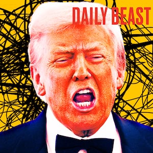 A photo illustration of President Donald Trump.