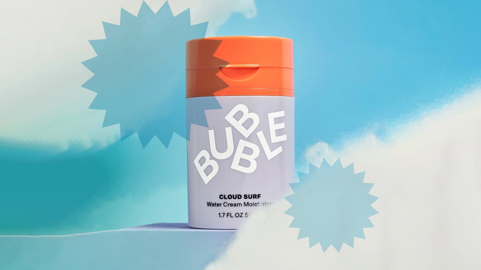 Bubble skincare cloud surf