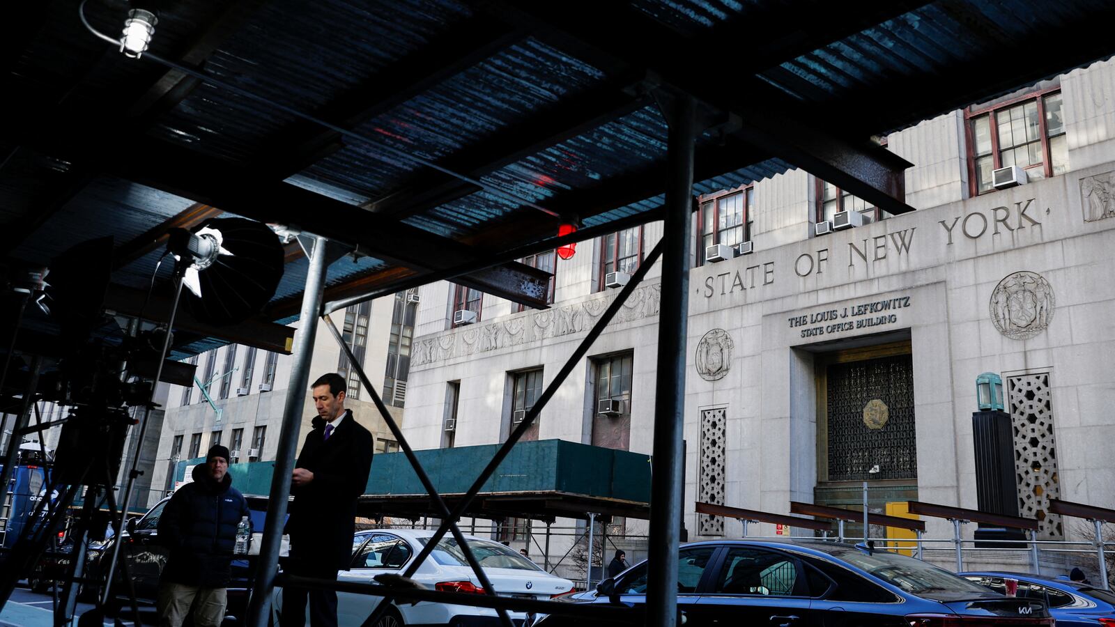 Unfounded bomb threats were called in on Tuesday, briefly halting court proceedings involving former President Donald Trump.