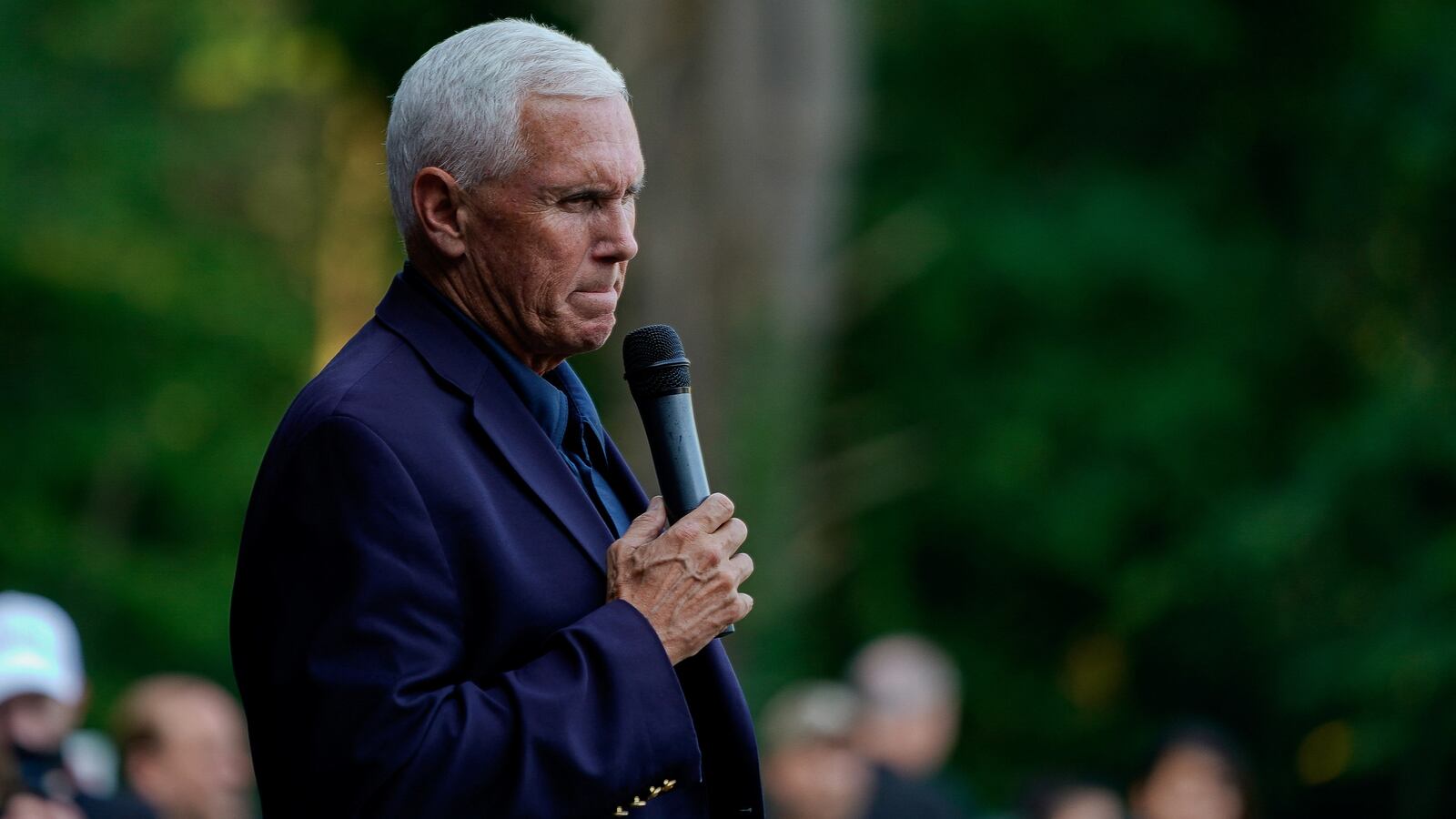 Republican presidential candidate and former U.S. Vice President Mike Pence