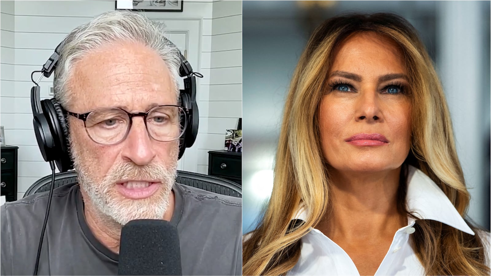 Jon Stewart said his empathy for Melania Trump is “gone.”