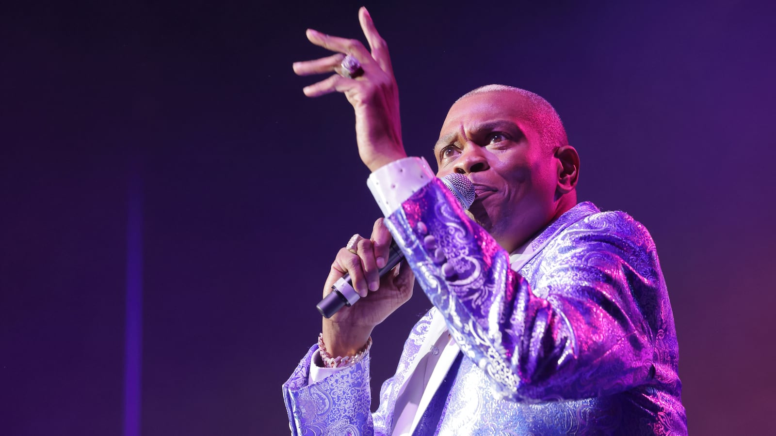 Alexander Morris of The Four Tops performs at Admiralspalast on Oct. 30, 2022, in Berlin, Germany.