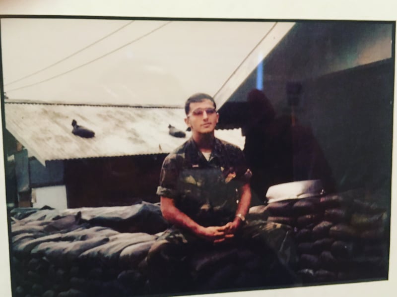Sgt. Arthur Davie in Da Nang, Vietnam in 1969.