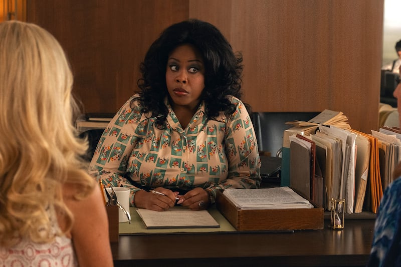 Amber Chardae Robinson in Palm Royale.