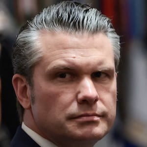 Pete Hegseth and Donald Trump