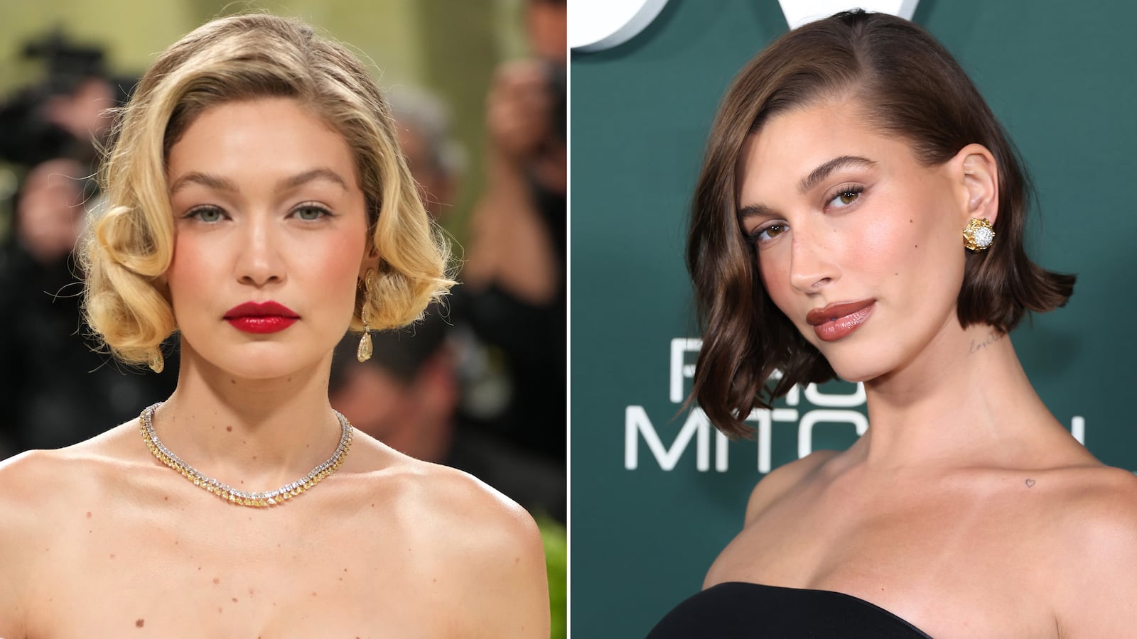 Gigi Hadid and Hailey Beiber