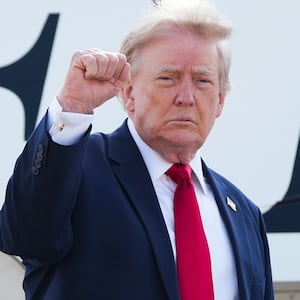 President Donald Trump boards Air Force One on July 01, 2026 as new polling shows the Senate majority in play.