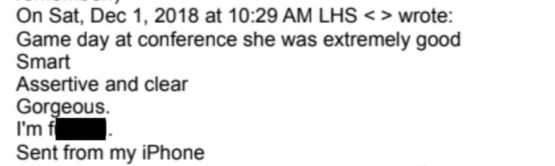 Summers said he was “f---ed” while discussing a woman whom he told Epstein was “gorgeous.”