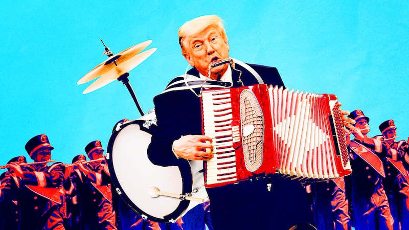 Donald Trump is a one man band.