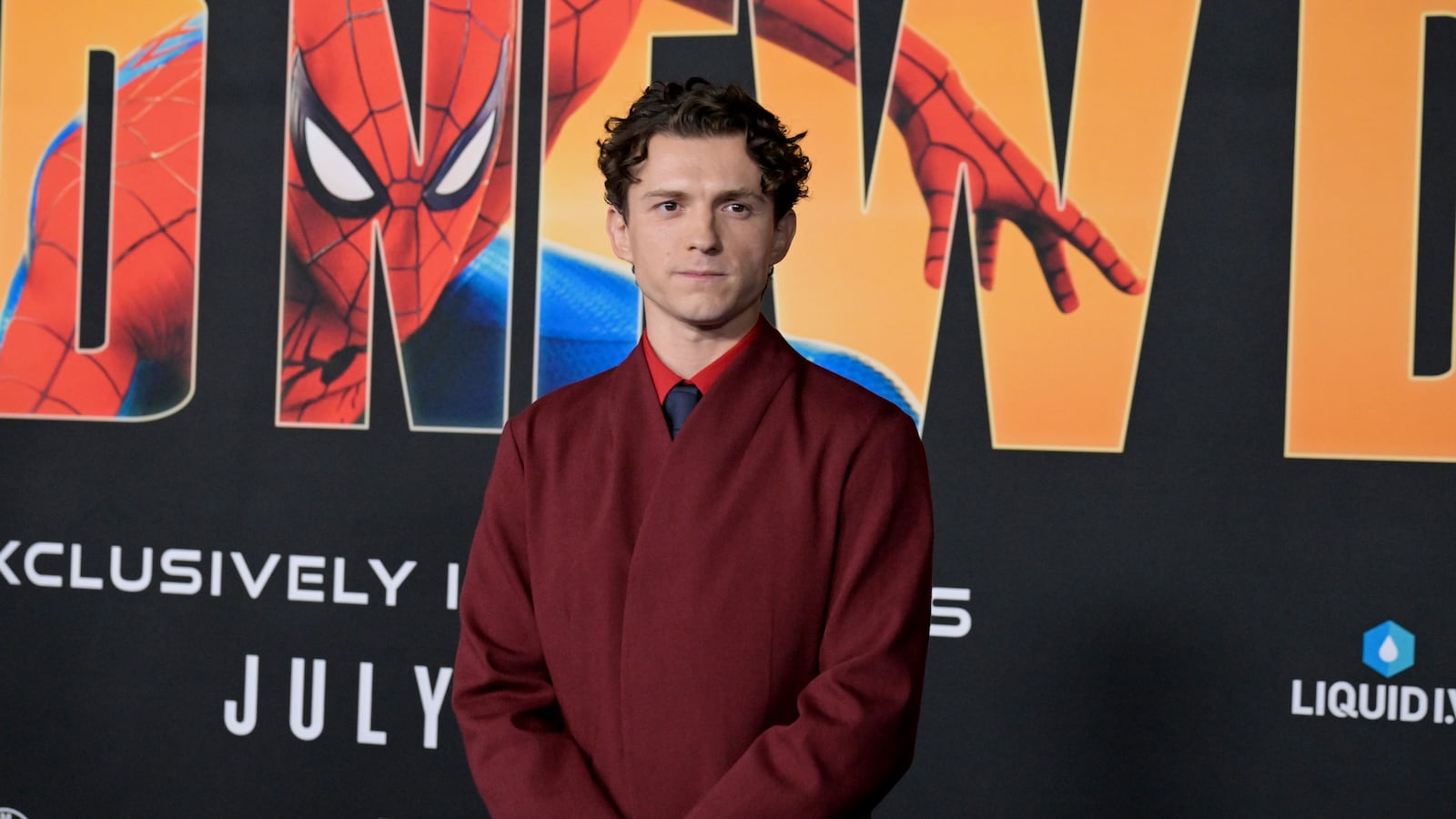 Tom Holland at "Spider-Man: Brand New Day" Los Angeles Premiere held at Dolby Theatre on July 27, 2026 in Los Angeles, California.