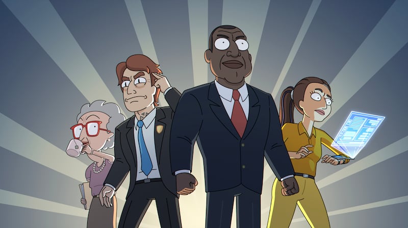 “President Curtis” features a president who borrows elements of both Obama and Trump.
