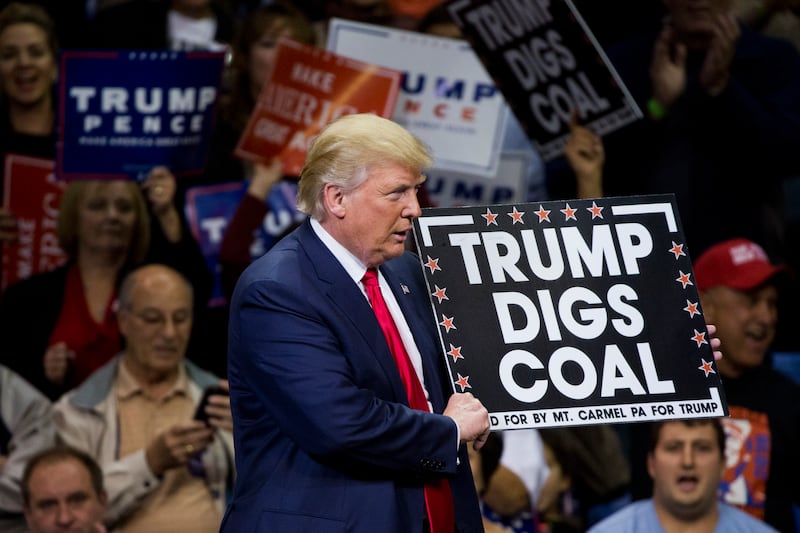 Trump has often spoken about his appreciation of fossil fuels.