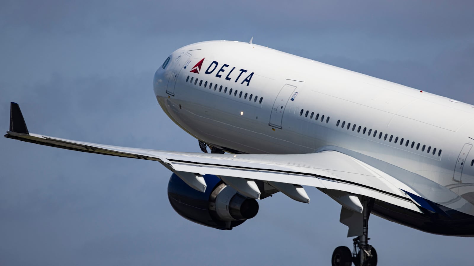 Delta Air Lines Airbus A330-300 wide body passenger airplane spotted taking off from Polderbaan runway departing from Amsterdam Schiphol AMS Airport to Minneapolis USA MSP airport as flight DL163. The A330 aircraft has the registration tail number N803NW, powered by 2x PW jet engines. Delta Air Lines is a major airline carrier in the United States of America with headquarters and hub in Atlanta, Georgia, member of SkyTeam aviation alliance group. Delta is the second largest airline in the world with a fleet of 982 planes and ranked as the best in the US. Amsterdam, the Netherlands on April 10, 2025 (Photo by Nicolas Economou/NurPhoto via Getty Images)