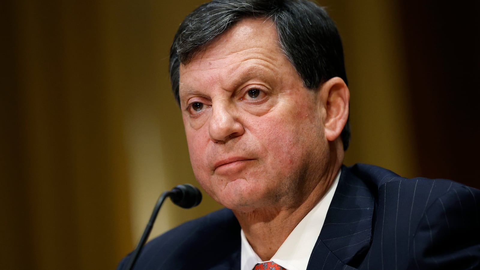 Democrats sent a letter to Social Security Commissioner Frank Bisignano, pictured at his confirmation hearing, calling for the SSA to issue a correction after claiming in an email to millions of beneficiaries that Trump's massive tax law would eliminate federal income taxes on Social Security for most beneficiaries.