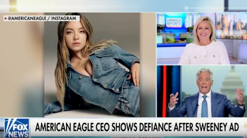 John Roberts couldn't help but compliment the actress and her jeans/genes.