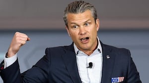 Defense Secretary Pete Hegseth speaks at Lockheed Martin's Fort Worth, Texas facility on Monday, Jan. 12, 2026, as part of his "Arsenal of Freedom" industry tour.