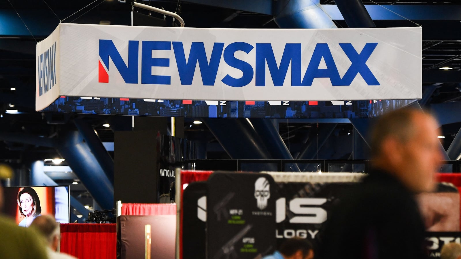 Newsmax logo.