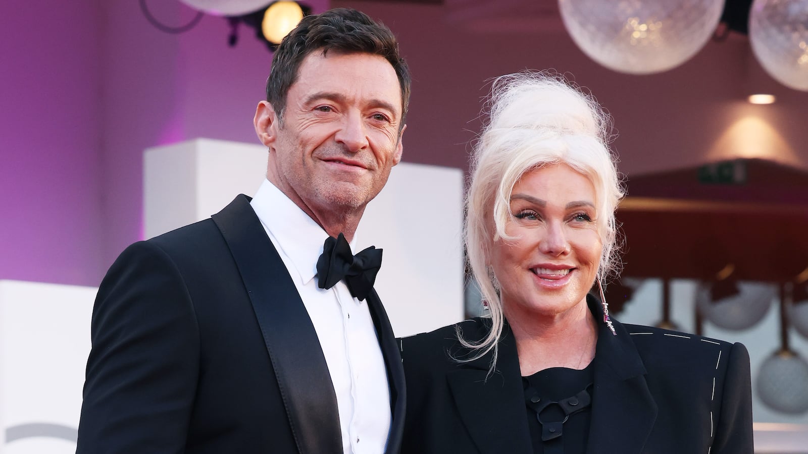 Hugh Jackman and his wife Australian director Deborra-Lee Furness