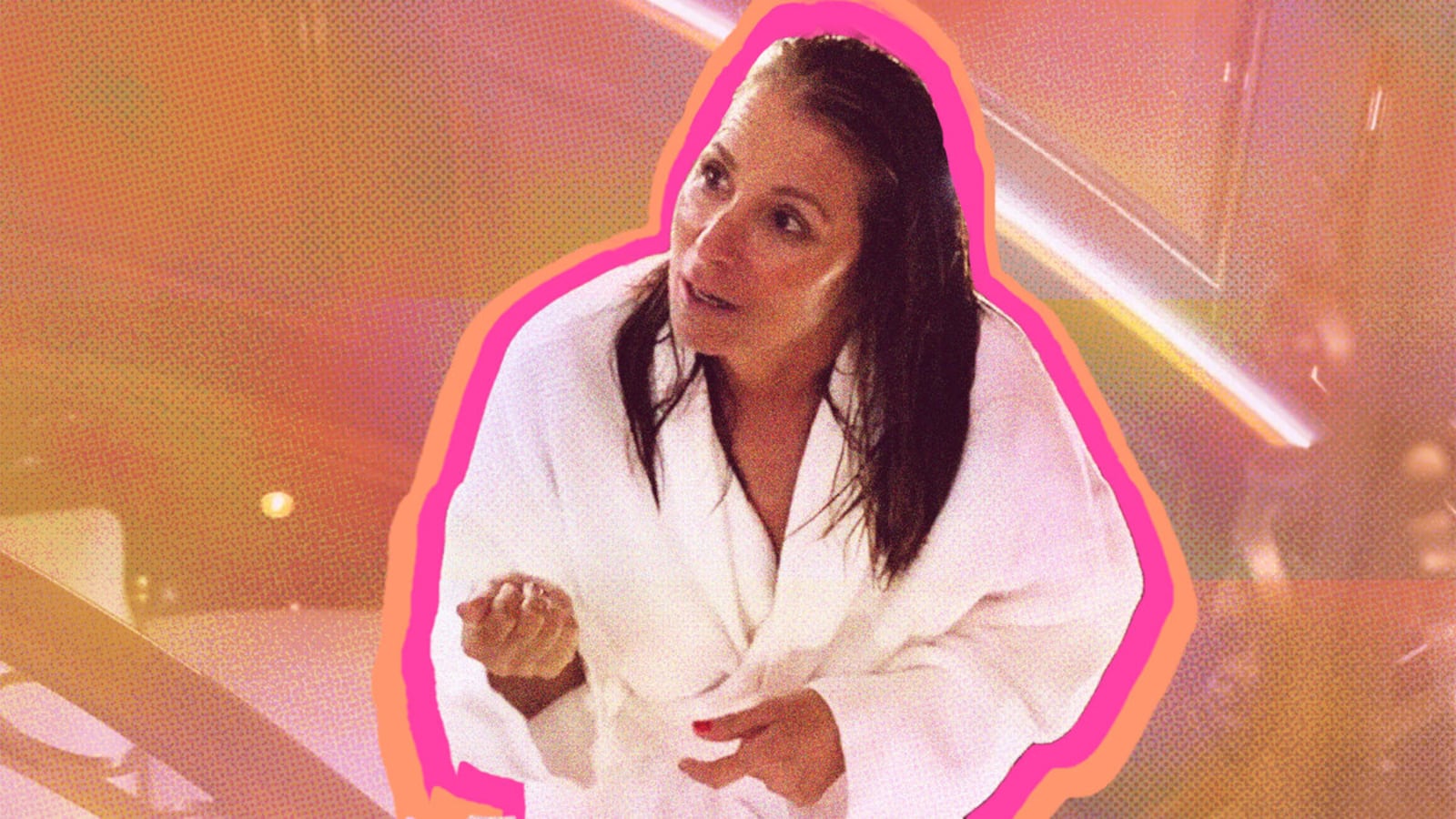 A photo illustration showing Jill Zarin in Below Deck.