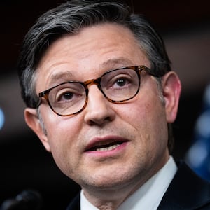 Mike Johnson/ Donald Trump