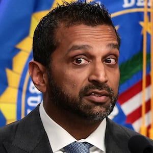 FBI Director Kash Patel and Acting U.S. Attorney General Todd Blanche hold a press conference to discuss Tren de Aragua developments at the Department of Justice in Washington, D.C., U.S., July 1, 2026.
