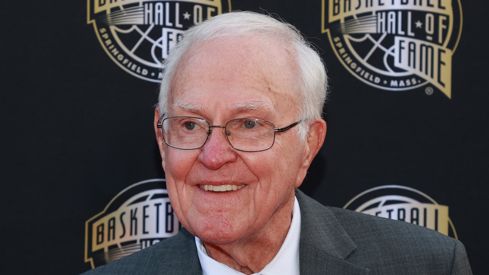 Coach Gene Bess attends the 2023 Naismith Basketball Hall of Fame induction ceremony in Massachusetts in 2023.